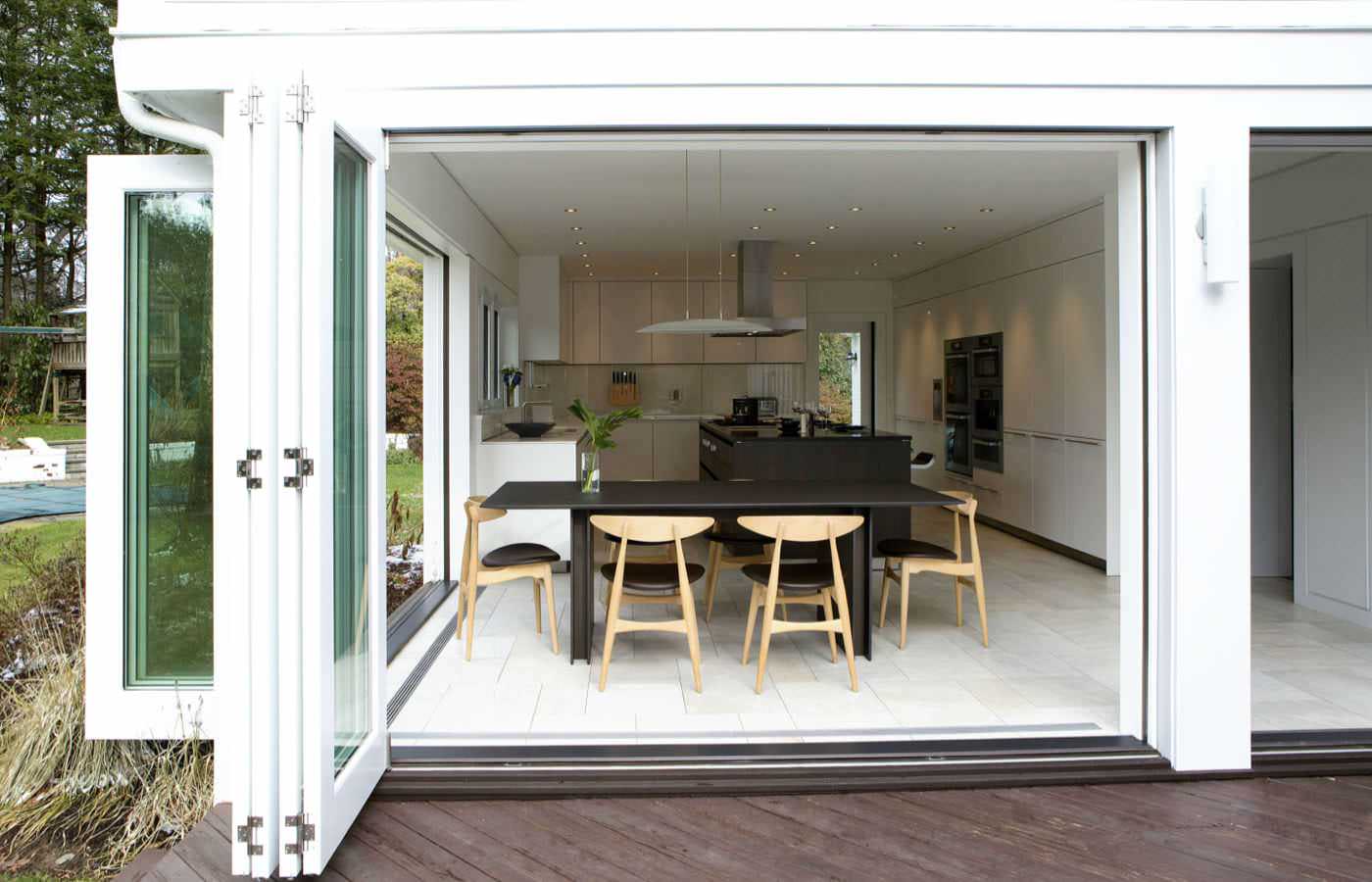 Wood Slide and Fold Doors